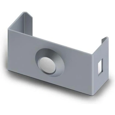 Afbeelding van MONTAGEBEUGEL VOOR ALUMINIUMPROFIEL LEDSTRIP SLIMLINE BREEDTE 8 mm VERENSTAAL ZILVER
