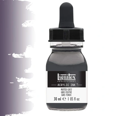 Afbeelding van Liquitex Professional Acryl Ink! Muted Grey 30ml 505 4260505