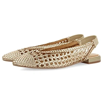 Afbeelding van Gioseppo Guatavita Ballerina&#039;s, Dames, Maat: 35, Oro Leer