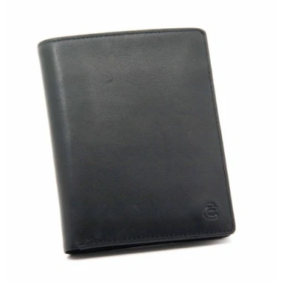 Afbeelding van Esquire Portemonnee Logo Wallet Black Zwart