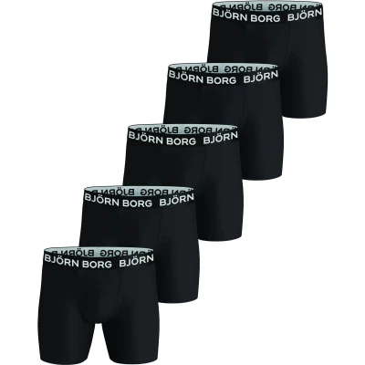 Afbeelding van Björn Borg Performance 5 PACK Onderbroeken, Heren, Maat: Medium, Black