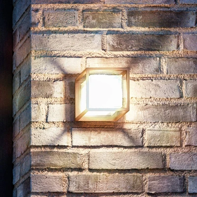 Afbeelding van Smartwares Zwarte Outdoor Wandlamp Cubic Duurzame LED aluminium behuizing OOL 50014