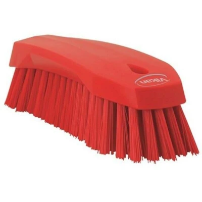 Image de VIKAN 38904 brosse à main L, 200 mm, polyester, dure, rouge 3890/4