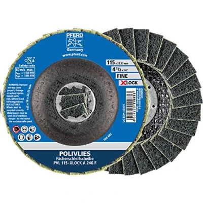Afbeelding van PFERD 44694203 Polivlies lamellenschijf PVL korund Diameter 115 mm 5 stuk(s)