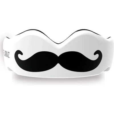Afbeelding van Safejawz Gebitsbeschermer Extro Series Moustache Wit/Zwart Senior