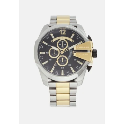 Afbeelding van Diesel heren Mega Chief Horloge DZ4581 in de kleur Zilver