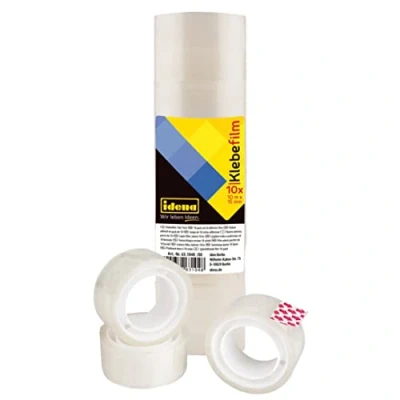 Afbeelding van Idena 631040, plakfolie, 10 stuks, transparant, 15 mm x m