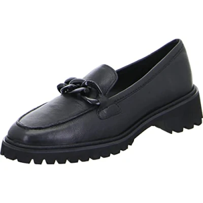 Afbeelding van ara KENT Instappers, Dames, Maat: 39, Schwarz Leer