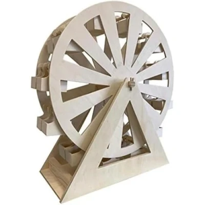 Afbeelding van Houten Adventskalender 54x58x21 cm Artemio