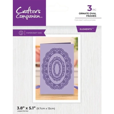 Afbeelding van Gemini Elements Lace Nesting Snijmal Ornate Oval Frames