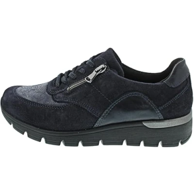 Afbeelding van Waldlaufer 626K02 606 194 dames veterschoenen sportief maat 40 (6,5) blauw