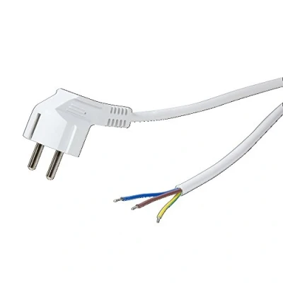 Image de LogiLink Câble d&#039;alimentation CEE 7/7 (M) pour fil dénudé CA 250 V 1.5 m blanc