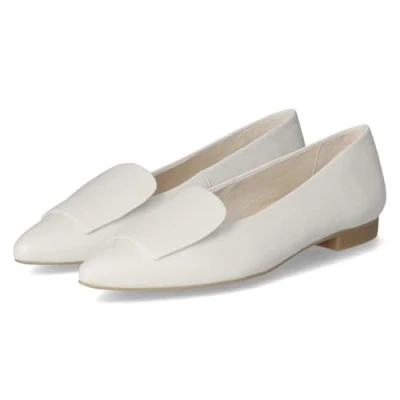 Afbeelding van Paul Green Ballerina&#039;s Softnappa pearl ivory, Dames, Maat: 38, ivory Kalfsleer