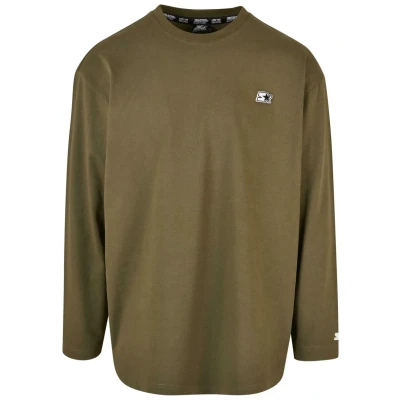 Afbeelding van Starter Essential Longsleeve, Heren, Maat: Large, Darkolive