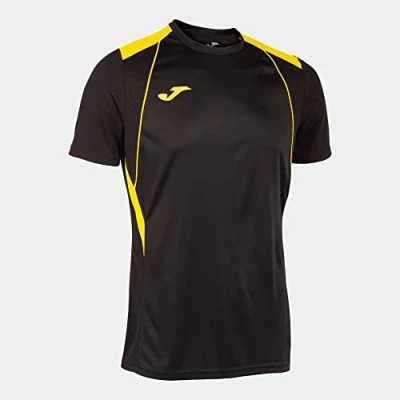 Afbeelding van Joma Championship VII Shirt Korte Mouw Heren Zwart / Geel Maat: 2XL