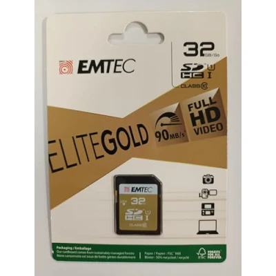 Afbeelding van Emtec flashgeheugens 32GB Class10 Gold +