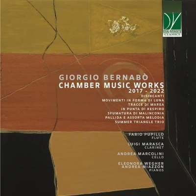 Afbeelding van Fabio Pupillo, Luigi Marasca &amp; Andrea Marcolini Giorgio Bernabò: Chamber Music Works (2017 2022) (CD)