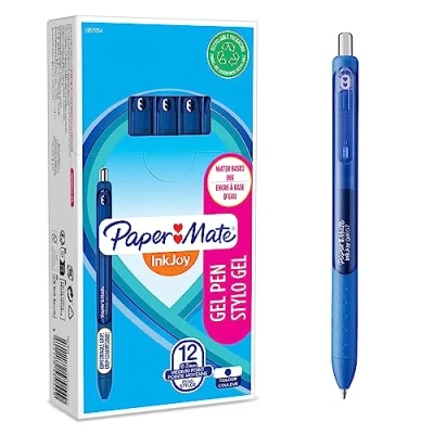 Afbeelding van Gelschrijver Paper Mate Inkjoy blauw