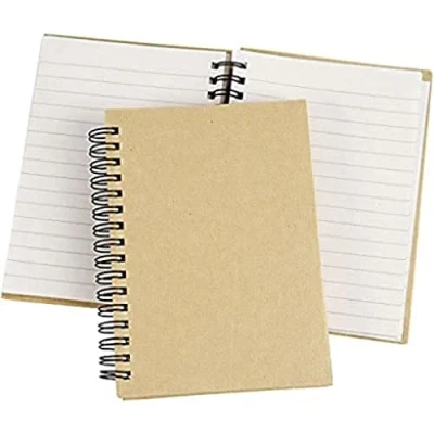 Afbeelding van Creotime Notitieboek Spiraal Gebonden A6 Bruin/wit