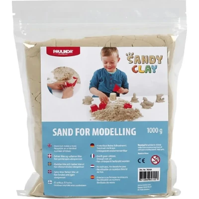Afbeelding van Sandy clay modelleer zand naturel 1 kg