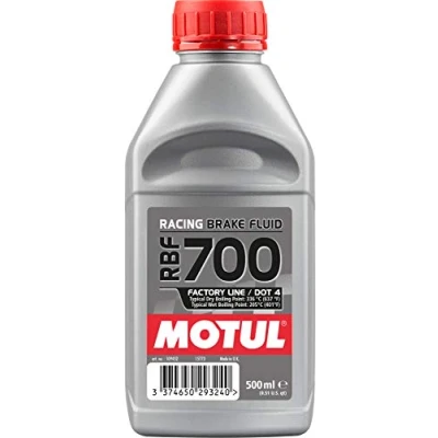 Afbeelding van Motul RBF 700 Vloeibare Remolie Racing DOT4 500 ml 100% Synthetisch Remvloeistof