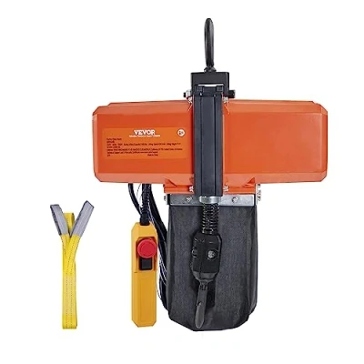 Image de VEVOR Palan Électrique à Chaîne Grue Monophasé Charge 499 kg Levage Max. 4,5 m