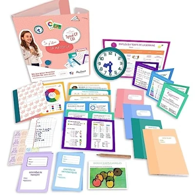 Afbeelding van Amulette CP CE1 set voor koffer als ik de minnares was educatief spel 6 tot 8 jaar 40+ accessoires het spelen van meesteres Speelgoed cadeau meisjes en jongens Gemaakt in