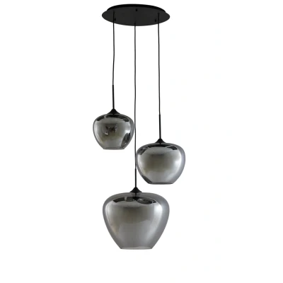 Afbeelding van Feelings Hanglamp Yuna 3 Lichts Zwart 160,00cm x 40,00cm
