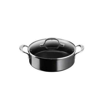 Image de Poêle Lagostina Desideria Céramique Sauteuse 2 anses 26 cm + couvercle Noir