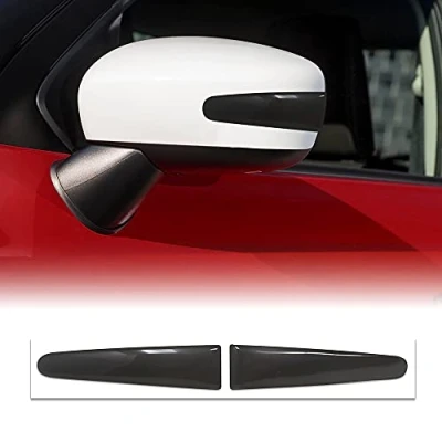 Afbeelding van 3D profielen voor spiegels, smaken auto, zwart, metallic, 2 stuks