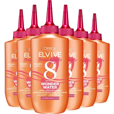 Afbeelding van 6x L&#039;Oréal Elvive Dream Lengths Wonder Water 200 ml