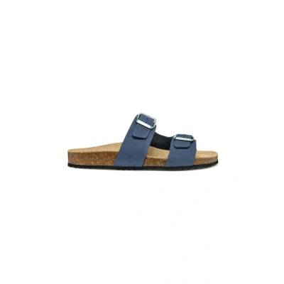 Afbeelding van Geox Brionia Muiltjes, Dames, Maat: 38, Navy Leer