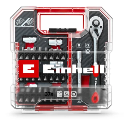 Afbeelding van Einhell Dop &amp; Bitsetset 37 Delig L Case