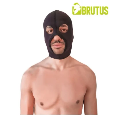 Afbeelding van Brutus Neoprene Face Fucker Hood Met Oogopeningen Zwart