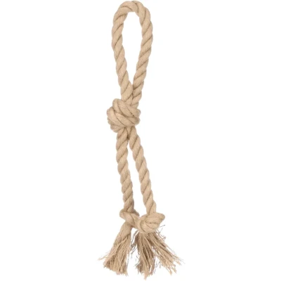Afbeelding van Flamingo Hondenspeelgoed Trektouw Met 3 Knopen 35CM