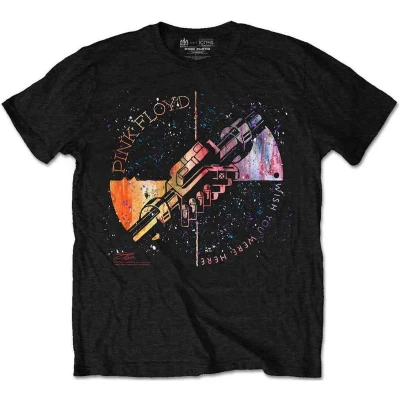 Afbeelding van Pink Floyd Heren Tshirt XL Machine Greeting Orange Zwart