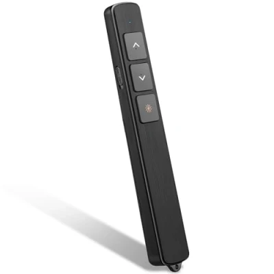 Afbeelding van Kinizuxi PowerPoint Presentatie Clicker met snoer, 100 m draadloze afstandsbediening PPT PowerPoint, presentatieaanwijzer 2,4 GHz voor Mac Laptop