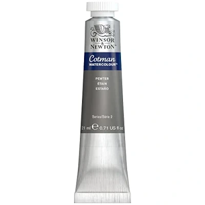 Afbeelding van Winsor &amp; Newton Cotman 0303511 metallic aquarelverf studio aquarel gekleurd hoogwaardige heldere kleuren met zeer goede verwerkingseigenschappen, 8 ml tube tin