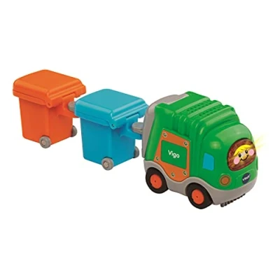 Afbeelding van VTech Toet Auto&#039;s Vigo Vuilniswagen Cadeau Educatief Baby Speelgoed Auto 1 tot 5 Jaar