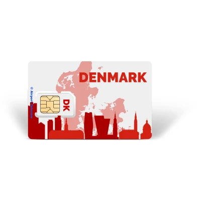 Afbeelding van Simkaart Denemarken 12GB Data + Onbeperkt Bellen Binnen Europa Prepaid Met Snel 4G/5G Internet En Op Reis In Airport Telecom