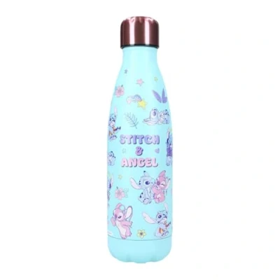 Afbeelding van My sweety pop Drinkfles van roestvrij staal kinderen volwassenen tieners maaltijd 22,5 cm 700 ml hydratatie cadeau idee fles blauw/roze