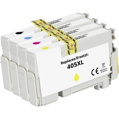 Afbeelding van Renkforce Inktcartridge vervangt Epson 405XL, T05H6, T05H1, T05H2, T05H3, T05H4 Compatibel Combipack Zwart, Cyaan, Magenta, Geel RF 5718866
