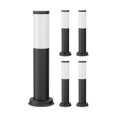 Afbeelding van ledscom.de 5 stuks koplamp/lichtklem/tuinlamp PORU voor buiten, IP44, 39 cm, zwart, 1 x E27 max. 40 W.