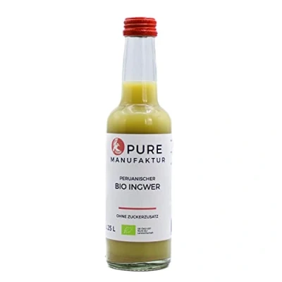 Afbeelding van Pure Ginger Premium biologische gember Peruaanse zonder suiker of kunstmatige toevoegingen, 250 ml