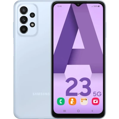 Afbeelding van Samsung Galaxy A23 5G SM A236B 16,8 cm (6.6&quot;) Hybride Dual SIM Android 12 USB Type C 4 GB 64 5000 mAh Blauw