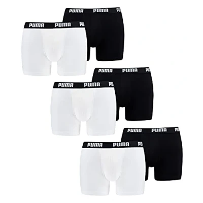 Afbeelding van Puma Basic 2 PACK Onderbroeken, Heren, Maat: Medium, White / black