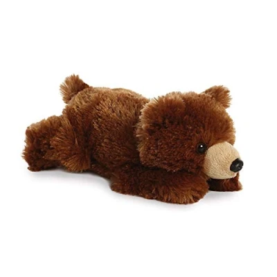 Afbeelding van Aurora, 31740, Mini Flopsie Grizzlybeer, 20 cm, pluche, bruin