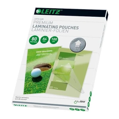 Afbeelding van Leitz Ilam lamineerhoes ft A4, 160 micron (2 x 80 micron), pak van 100 stuks 10