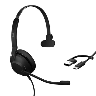Afbeelding van Jabra Evolve2 30 SE (Bedraad, USB A), Kantoorheadset, Zwart