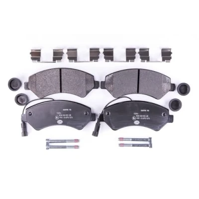 Afbeelding van HELLA 8DB 355 021 281 Remblokkenset Met slijtage waarschuwingscontact toebehoren FIAT: Ducato III Van, Platform / Chassis